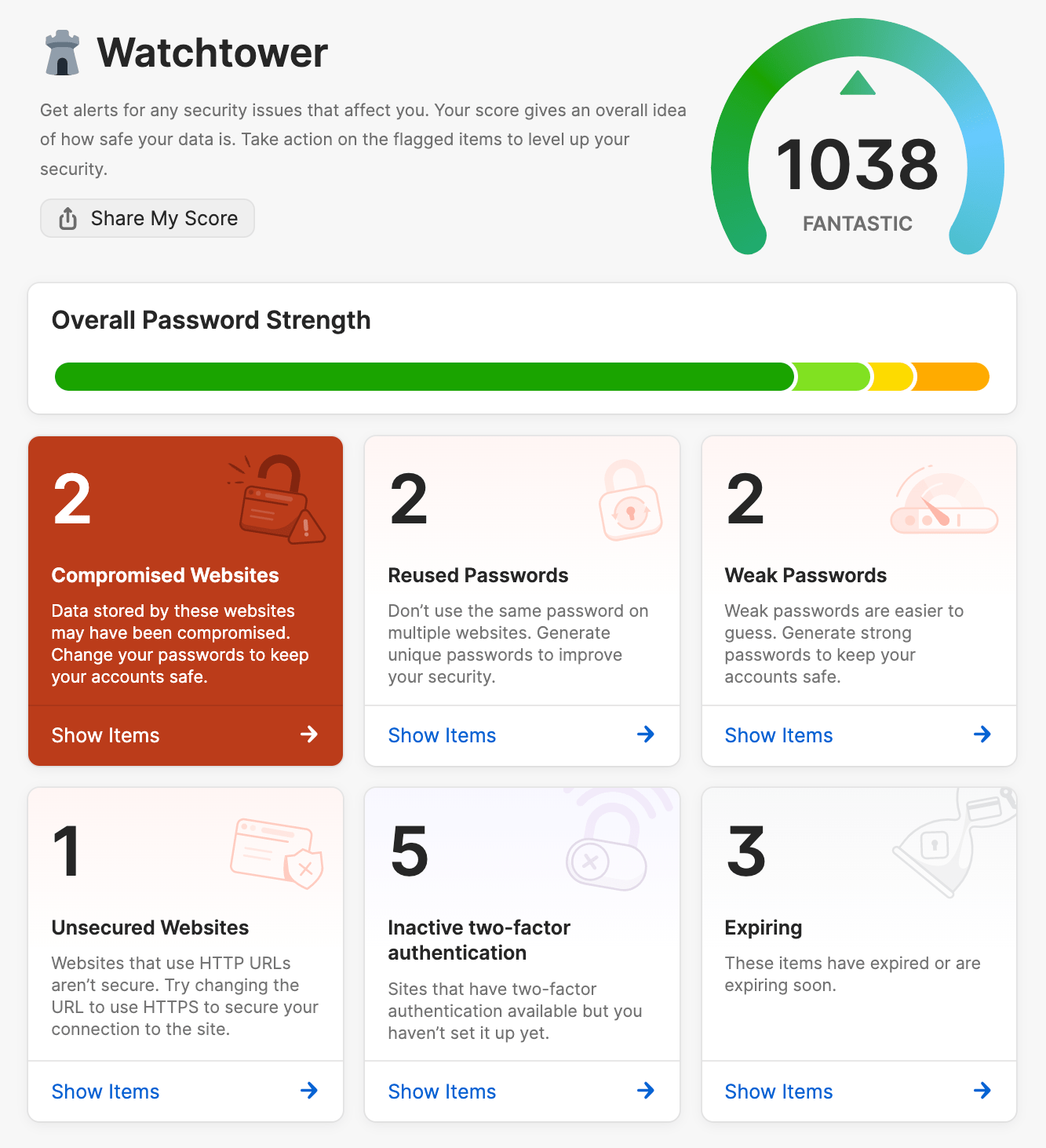 1Password Personal: Your Digital Fortress Unleashed 6 1Password Watchtower