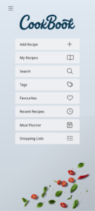 CookBookManager Mobile 1
